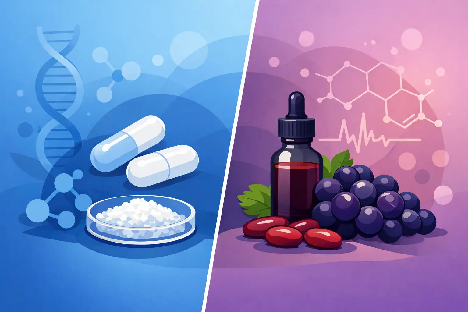 NMN oder Resveratrol im Vergleich