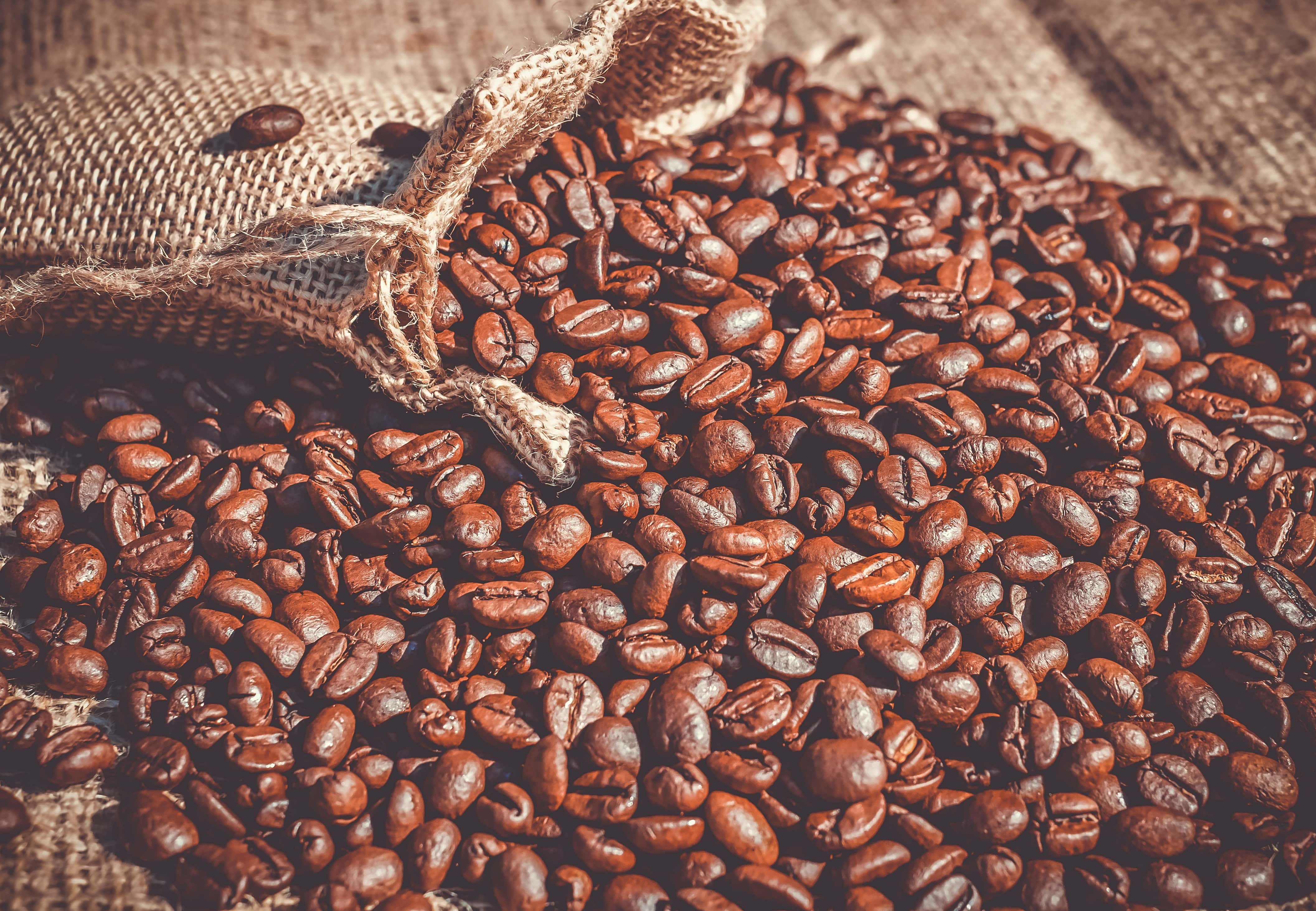 Kaffee gesund? Kaffeebohnen
